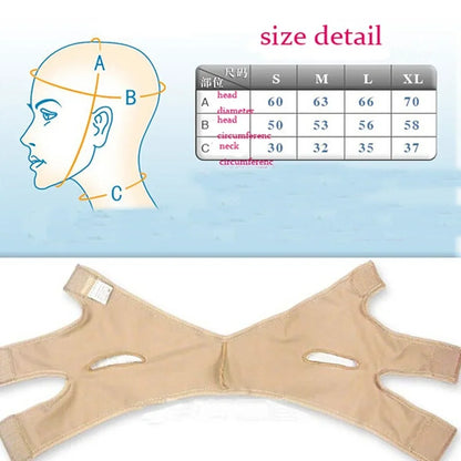 Elastisk ansigtsbandage slankebånd