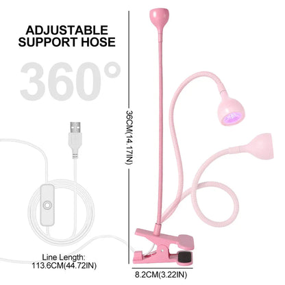 360 graden draaibare LED-nageldrogerlamp