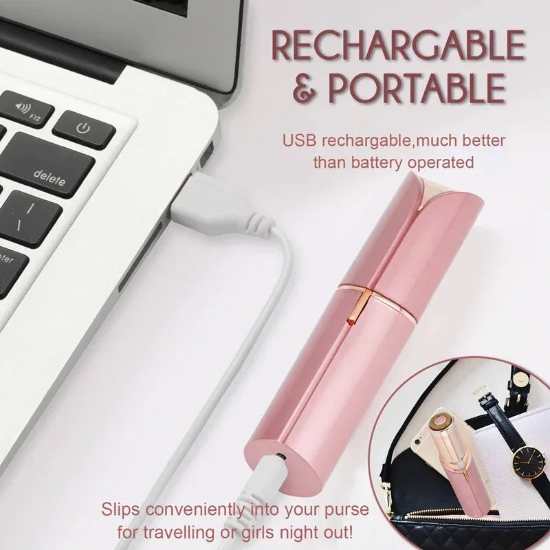 USB-oplaadbare gezichtshaartrimmer