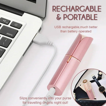 USB-oplaadbare gezichtshaartrimmer