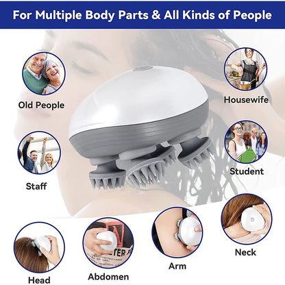 Deep Tissue Hoofdhuid Massager