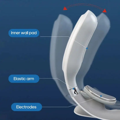 USB-oplaadbare 4-kops cervicale stimulator